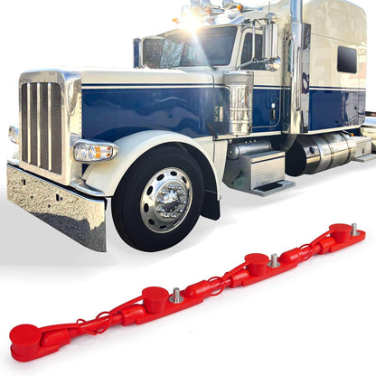 Negative Battery Cable Harness – 14" Overmolded Multi - Battery (2/3/4 Battery, Red/Black) - RoadWest Truck Parts - B0CC8XCDKZ - High Soar