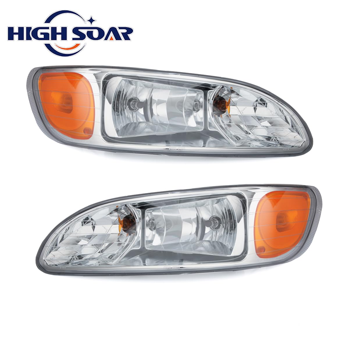 Peterbilt 325–387 Headlights Pair (2000–2015) – DOT Approved - RoadWest Truck Parts - B09MFKTFV7 - High Soar