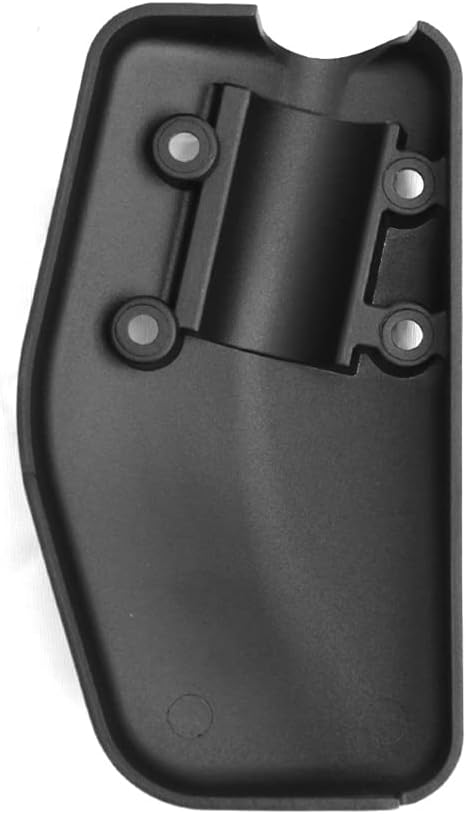 Peterbilt 325–389 Bottom - Mount Mirror Arm Bracket Plate – Black Aluminum (LH Driver) - RoadWest Truck Parts - B09XDVCP6R - High Soar
