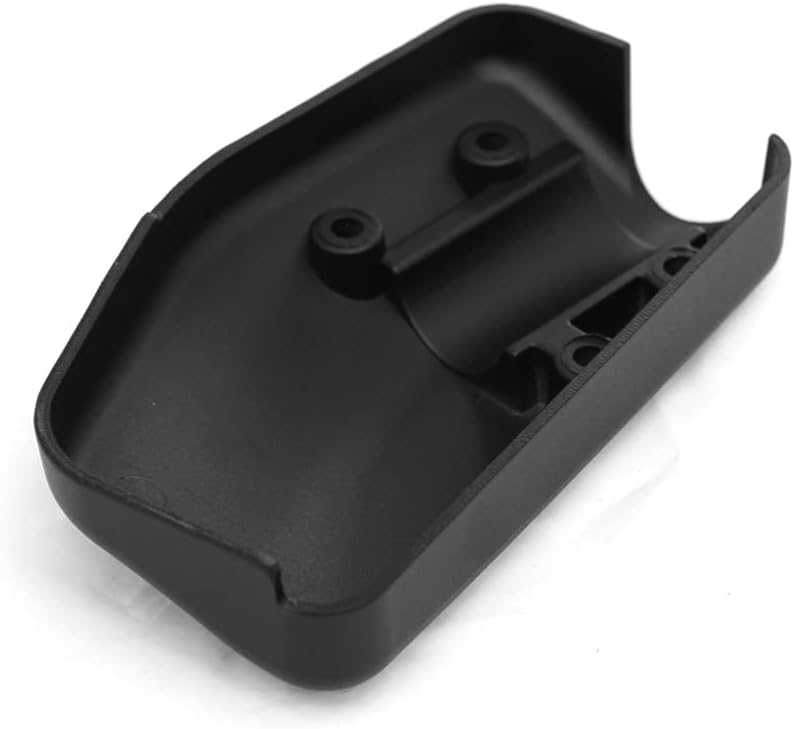 Peterbilt 325–389 Bottom - Mount Mirror Arm Bracket Plate – Black Aluminum (LH Driver) - RoadWest Truck Parts - B09XDVCP6R - High Soar