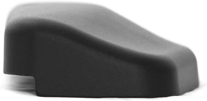 Peterbilt 325–389 Bottom - Mount Mirror Arm Bracket Plate – Black Aluminum (LH Driver) - RoadWest Truck Parts - B09XDVCP6R - High Soar