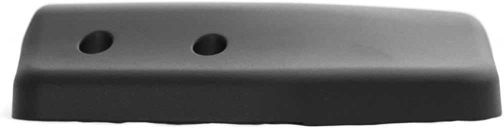 Peterbilt 325–389 Bottom - Mount Mirror Arm Bracket Plate – Black Aluminum (LH Driver) - RoadWest Truck Parts - B09XDVCP6R - High Soar