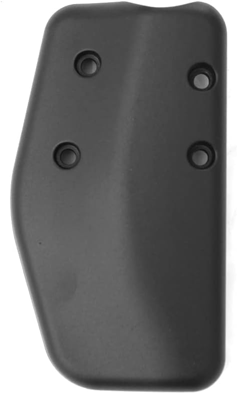 Peterbilt 325–389 Bottom - Mount Mirror Arm Bracket Plate – Black Aluminum (LH Driver) - RoadWest Truck Parts - B09XDVCP6R - High Soar