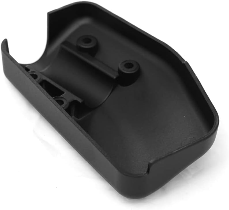 Peterbilt 325–389 Bottom - Mount Mirror Arm Bracket Plate – Black Aluminum (LH Driver) - RoadWest Truck Parts - B09XDVCP6R - High Soar