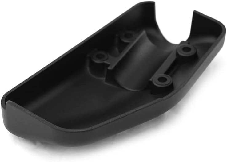 Peterbilt 325–389 Bottom - Mount Mirror Arm Bracket Plate – Black Aluminum (LH Driver) - RoadWest Truck Parts - B09XDVCP6R - High Soar