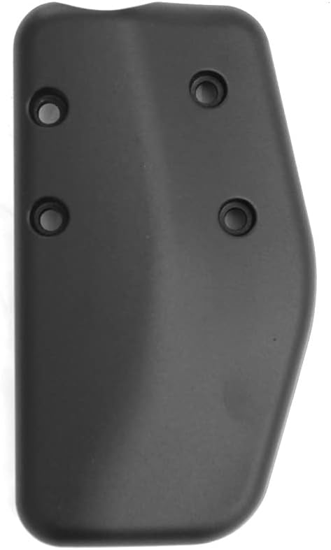Peterbilt 325–389 Bottom - Mount Mirror Arm Bracket Plate – Black Aluminum (LH Driver) - RoadWest Truck Parts - B09XDWQVWF - High Soar