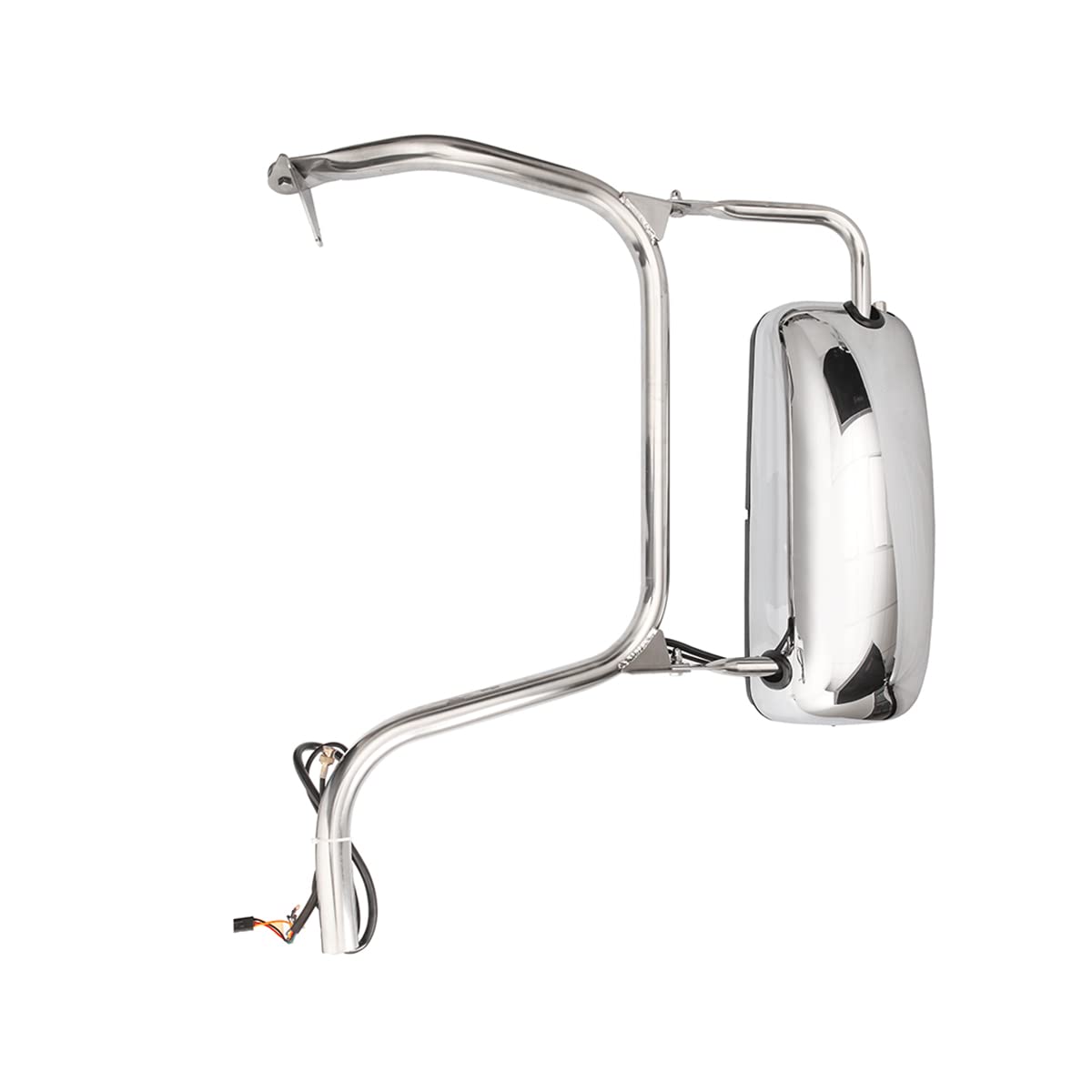 Peterbilt 325–389 Door Mirror Assembly – Chrome Heated Power (LH Driver) - RoadWest Truck Parts - MZ-3901-L - High Soar