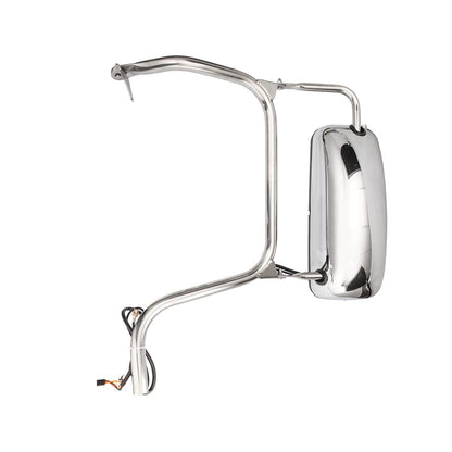 Peterbilt 325–389 Door Mirror Assembly – Chrome Heated Power (LH Driver) - RoadWest Truck Parts - MZ-3901-L - High Soar