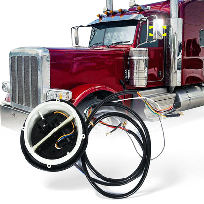 Peterbilt 325–389 Power Mirror Motor (Power Mirrors Only) – Driver/Left - RoadWest Truck Parts - B09WQXXY31 - High Soar