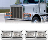 Peterbilt 359/362/378/379 4×6 Halogen Headlights Pair – Direct Fit - RoadWest Truck Parts - MZ-3350 - High Soar