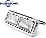 Peterbilt 359/362/378/379 4×6 Halogen Headlights Pair – Direct Fit - RoadWest Truck Parts - MZ-3350 - High Soar