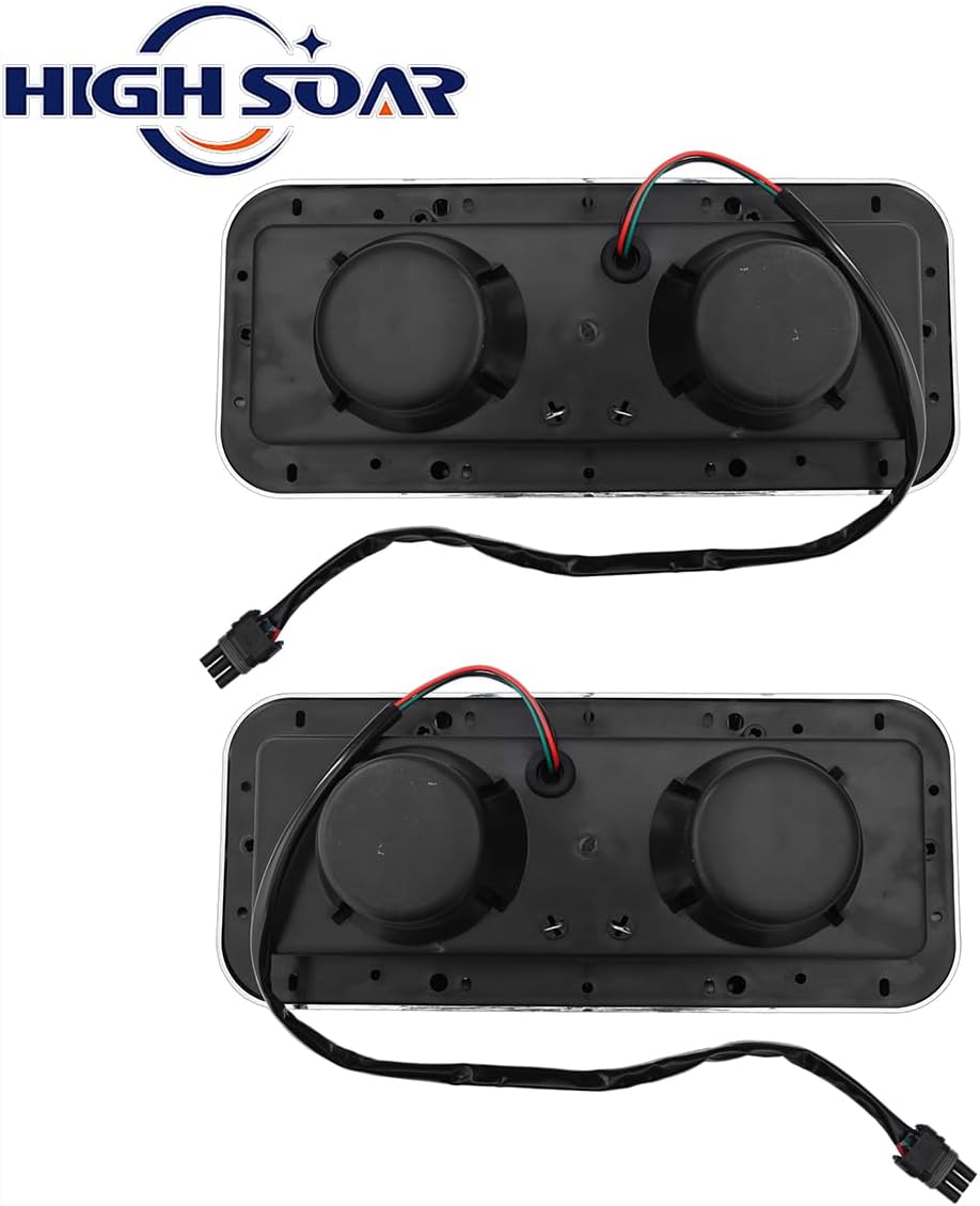 Peterbilt 359/362/378/379 4×6 Halogen Headlights Pair – Direct Fit - RoadWest Truck Parts - MZ-3350 - High Soar