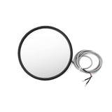 Peterbilt 365–389 Heated Convex Round Mirror – Stainless Steel (Universal Side Mirror) - RoadWest Truck Parts - B09TK58M4V - High Soar