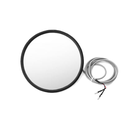 Peterbilt 365–389 Heated Convex Round Mirror – Stainless Steel (Universal Side Mirror) - RoadWest Truck Parts - B09TK58M4V - High Soar