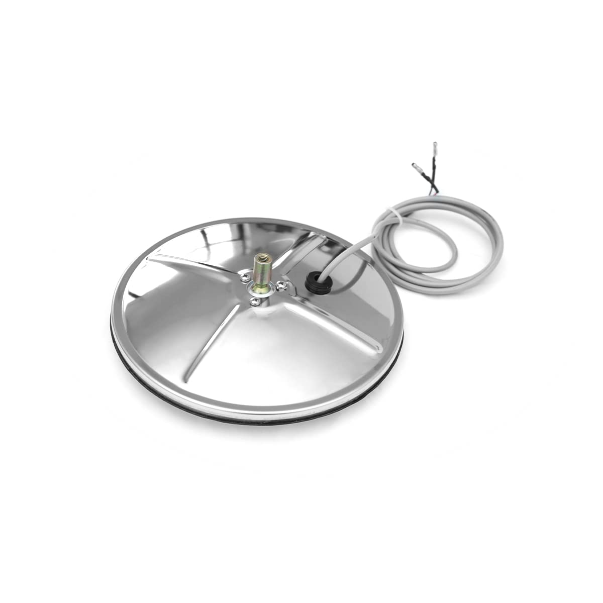 Peterbilt 365–389 Heated Convex Round Mirror – Stainless Steel (Universal Side Mirror) - RoadWest Truck Parts - B09TK58M4V - High Soar