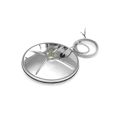 Peterbilt 365–389 Heated Convex Round Mirror – Stainless Steel (Universal Side Mirror) - RoadWest Truck Parts - B09TK58M4V - High Soar