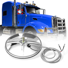 Peterbilt 365–389 Heated Convex Round Mirror – Stainless Steel (Universal Side Mirror) - RoadWest Truck Parts - B09TK58M4V - High Soar