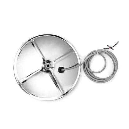 Peterbilt 365–389 Heated Convex Round Mirror – Stainless Steel (Universal Side Mirror) - RoadWest Truck Parts - B09TK58M4V - High Soar