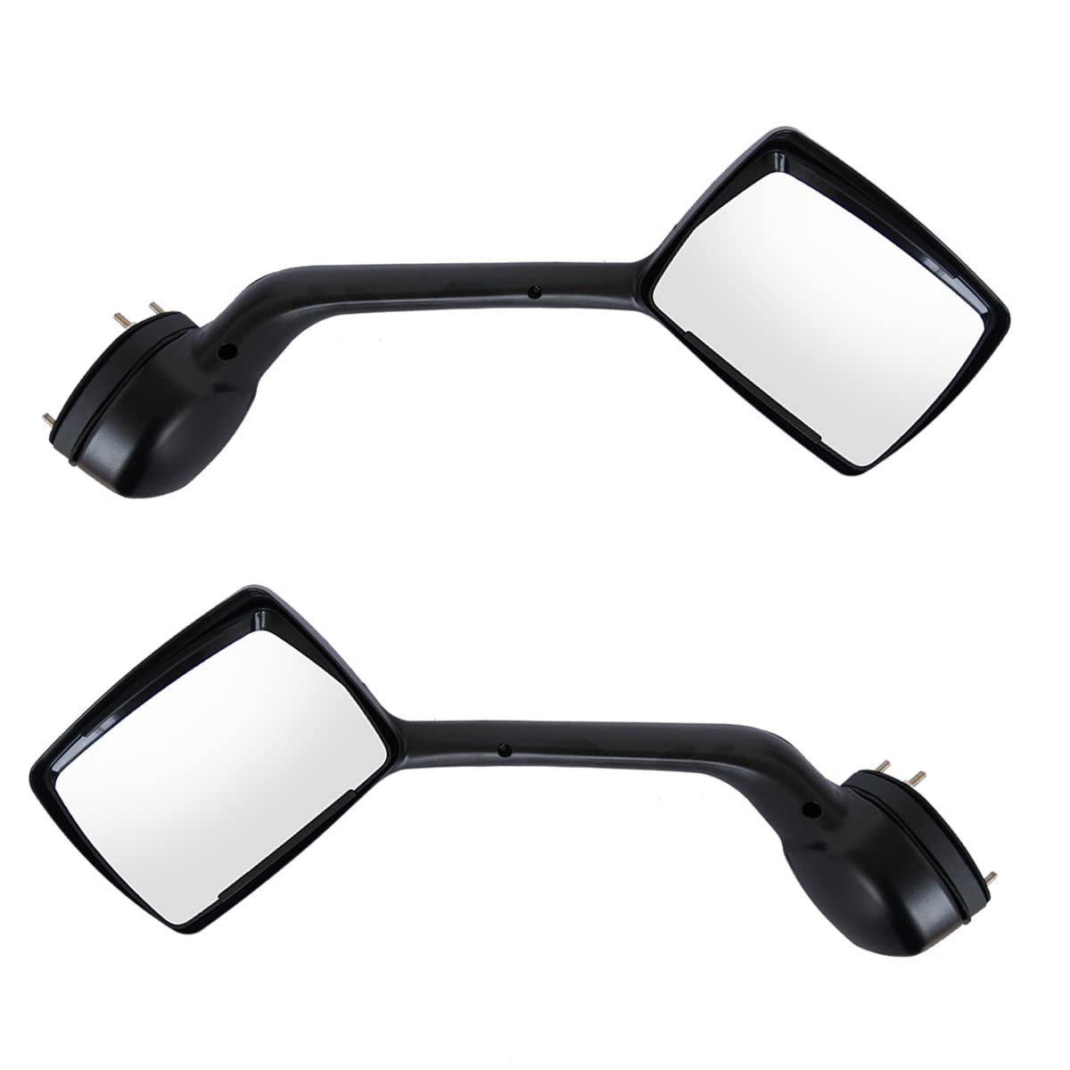 Peterbilt 579/587 Hood Mirror w/ Arm – Black (2010–2017) - RoadWest Truck Parts - B09H5KWVJ5 - High Soar