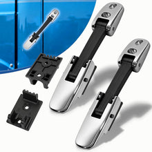 Peterbilt Hood Latch Kit L+R – Chrome (325–579 Series) - RoadWest Truck Parts - B0FT3JCR37 - High Soar