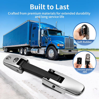 Peterbilt Hood Latch Kit L+R – Chrome (325–579 Series) - RoadWest Truck Parts - B0FT3JCR37 - High Soar