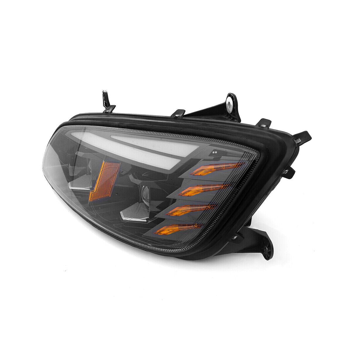 4PCS Full LED Headlights Headlamps & LED Fog Lights For 2008-2015 Kenworth T660