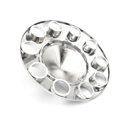 Semi Truck 33mm Front Hub Wheel Alxe Covers Chrome Lug Nuts Covers Spiked