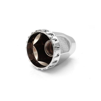 Pack of 10 Chrome Wheel Lug Nut Covers 33mm ABS Plastic Push On Nut Caps