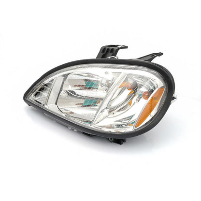 Pair Headlights Headlamps w/Bulbs For Freightliner Columbia 2004-2017 LH+RH Side