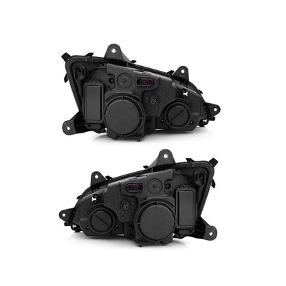 4PCS Full LED Headlights Headlamps & LED Fog Lights For 2008-2015 Kenworth T660