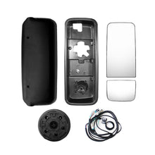 2PCS Black Door Mirror Powered Heated Pair For Freightliner Columbia LH+RH Side 2002-2013