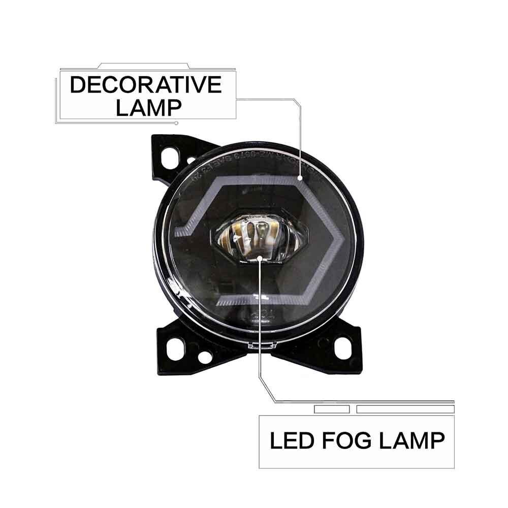 4PCS Full LED Headlights Headlamps & LED Fog Lights For 2008-2015 Kenworth T660