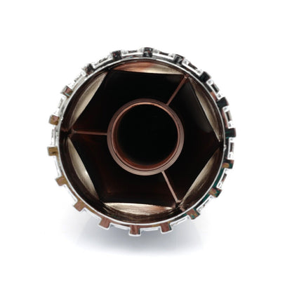 33mm Chrome ABS Plastic Lug Nut Covers Caps Screw on Spiked For Semi Truck 20PCS