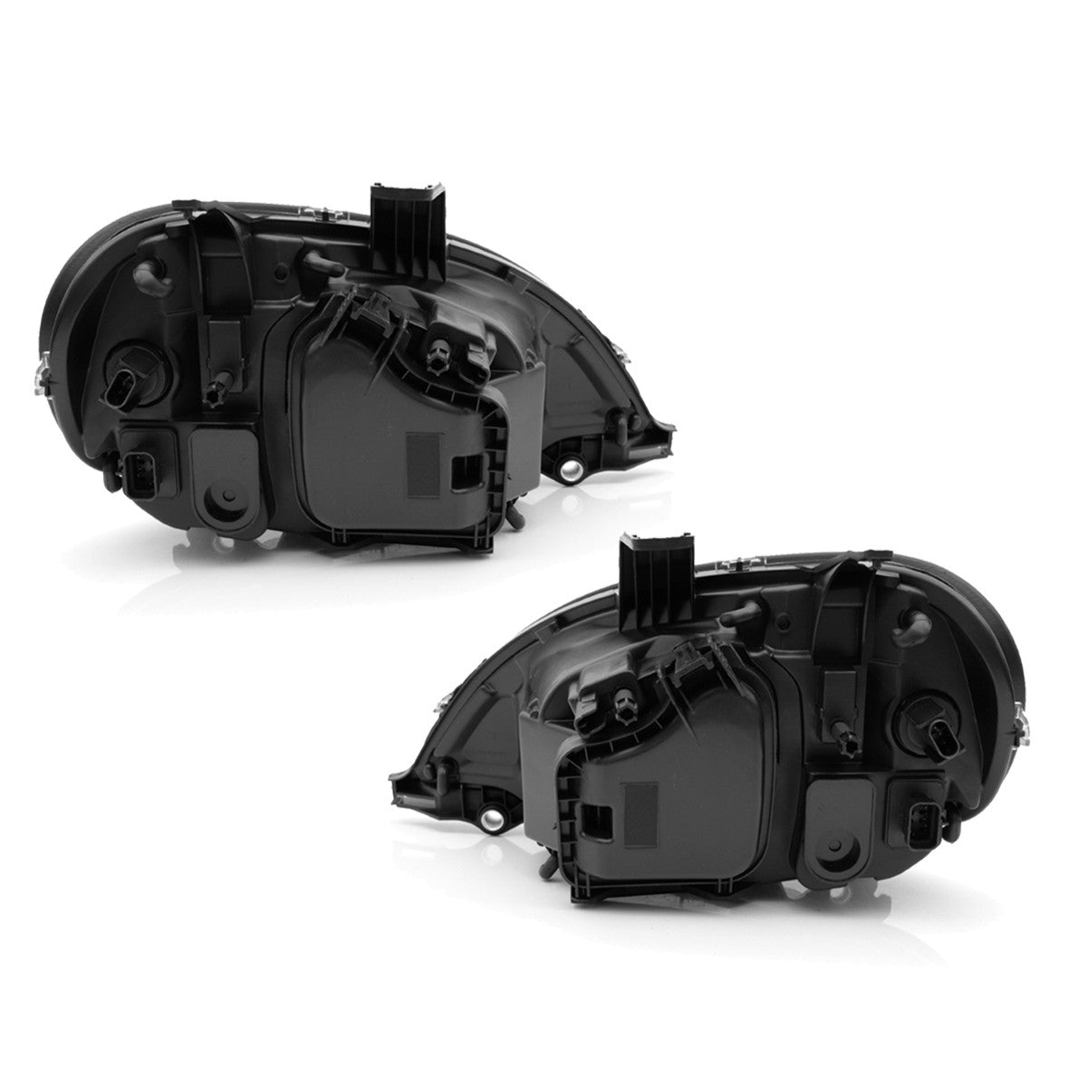 Pair Headlights Headlamps w/Bulbs For Freightliner Columbia 2004-2017 LH+RH Side