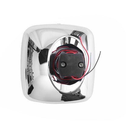 4PCS Main Mirror & Wide Angle Mirror Heated Chrome For Freightliner M2 Columbia