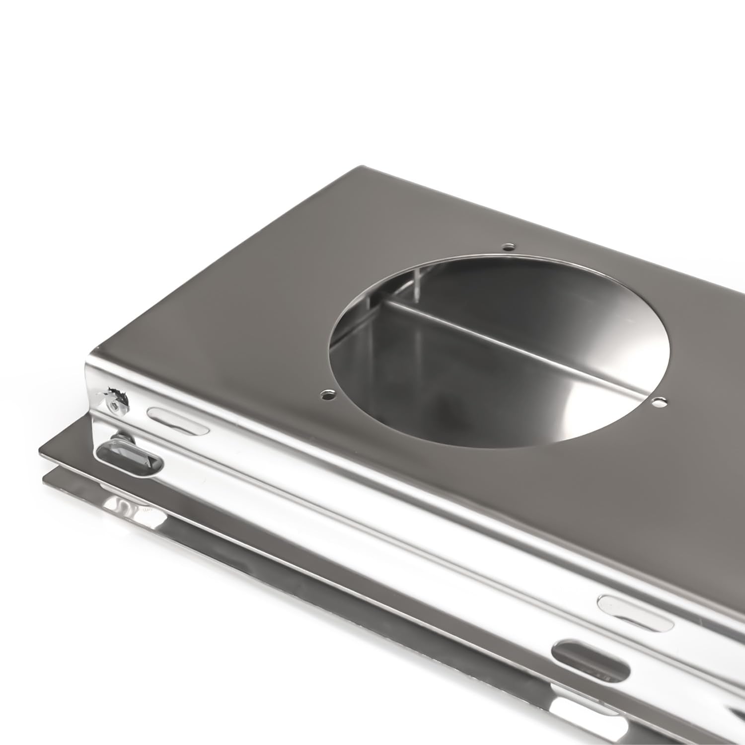 Semi Truck 30" Mud Flap Hanger Rear Bar Pair – Stainless Steel, 2.5" Bolt Spacing – Chrome (2pcs) - RoadWest Truck Parts - B0FSD41ZGW - High Soar