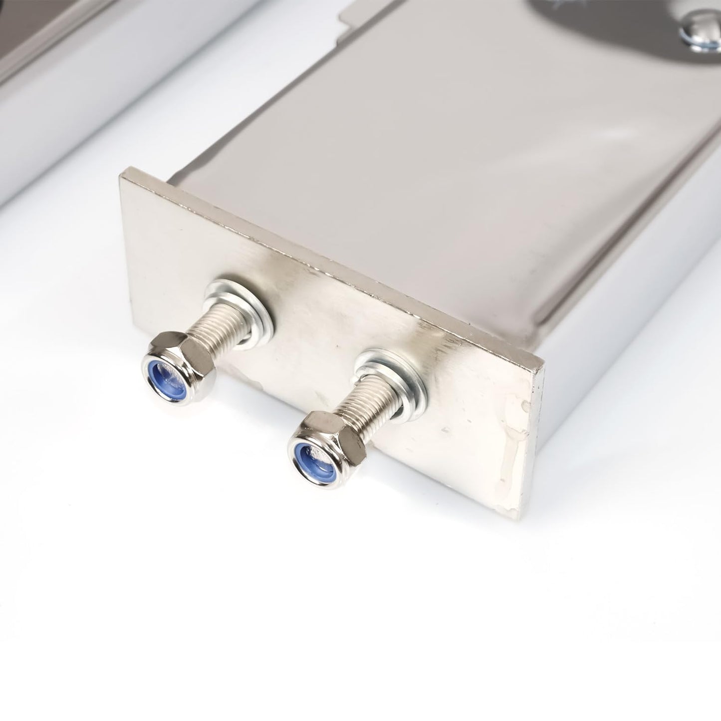 Semi Truck 30" Mud Flap Hanger Rear Bar Pair – Stainless Steel, 2.5" Bolt Spacing – Chrome (2pcs) - RoadWest Truck Parts - B0FSD41ZGW - High Soar