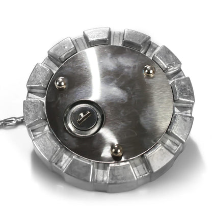 Semi Truck Locking Fuel Cap 3.5" Vented – Aluminum w/ 2 Keys (SNV431089) - RoadWest Truck Parts - B0BYYH4CMZ - High Soar