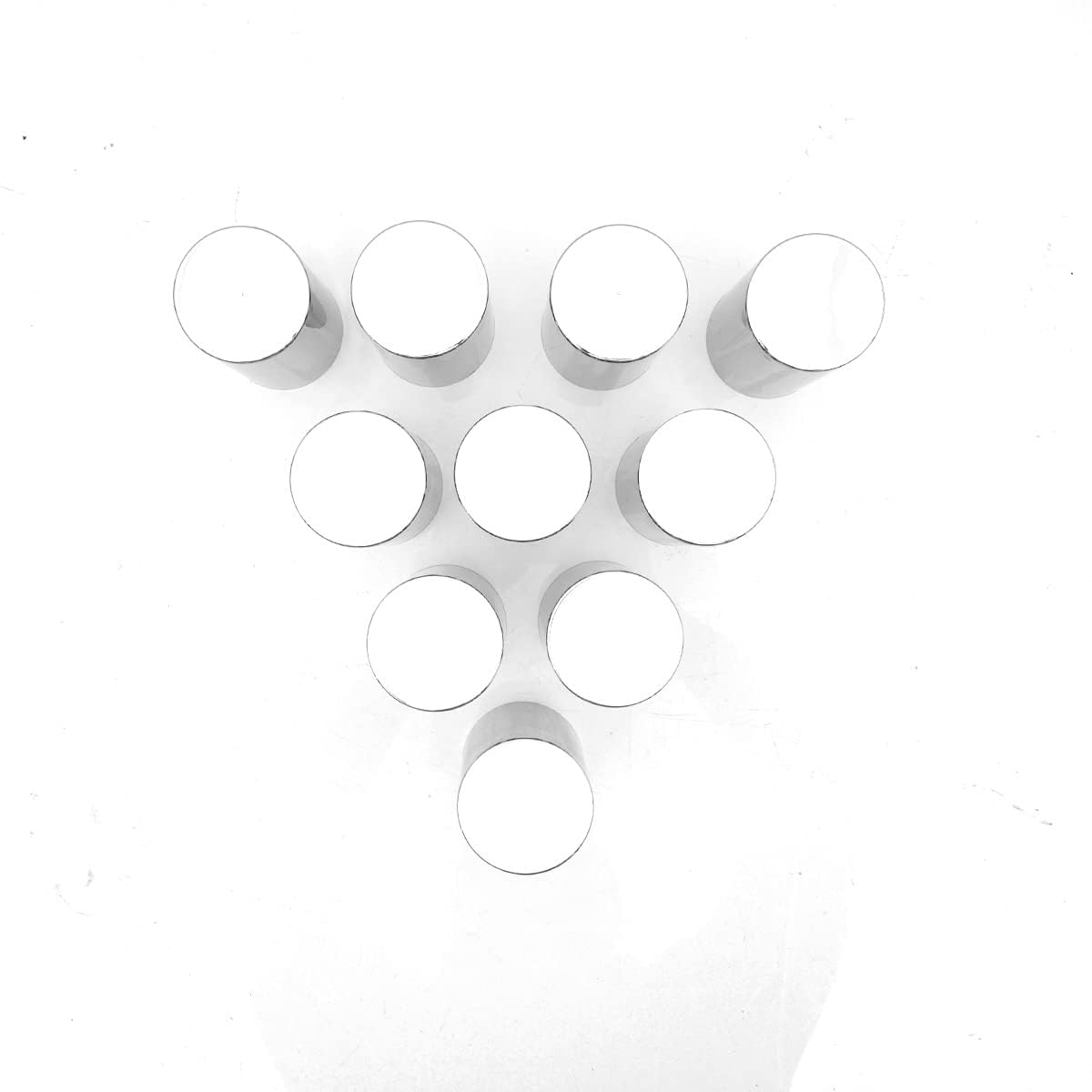 Semi Truck Lug Nut Covers – 33mm Chrome ABS (10 Pack) - RoadWest Truck Parts - B0B254MVMK - High Soar