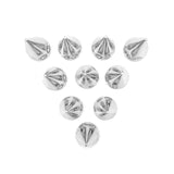 Semi Truck Lug Nut Covers – 33mm Chrome ABS (10 Pack) - RoadWest Truck Parts - B0B254MVMK - High Soar