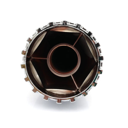 Semi Truck Lug Nut Covers – 33mm Chrome ABS (10 Pack) - RoadWest Truck Parts - B0B254MVMK - High Soar