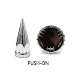 Semi Truck Lug Nut Covers – 33mm Chrome ABS (10 Pack) - RoadWest Truck Parts - B0B254MVMK - High Soar