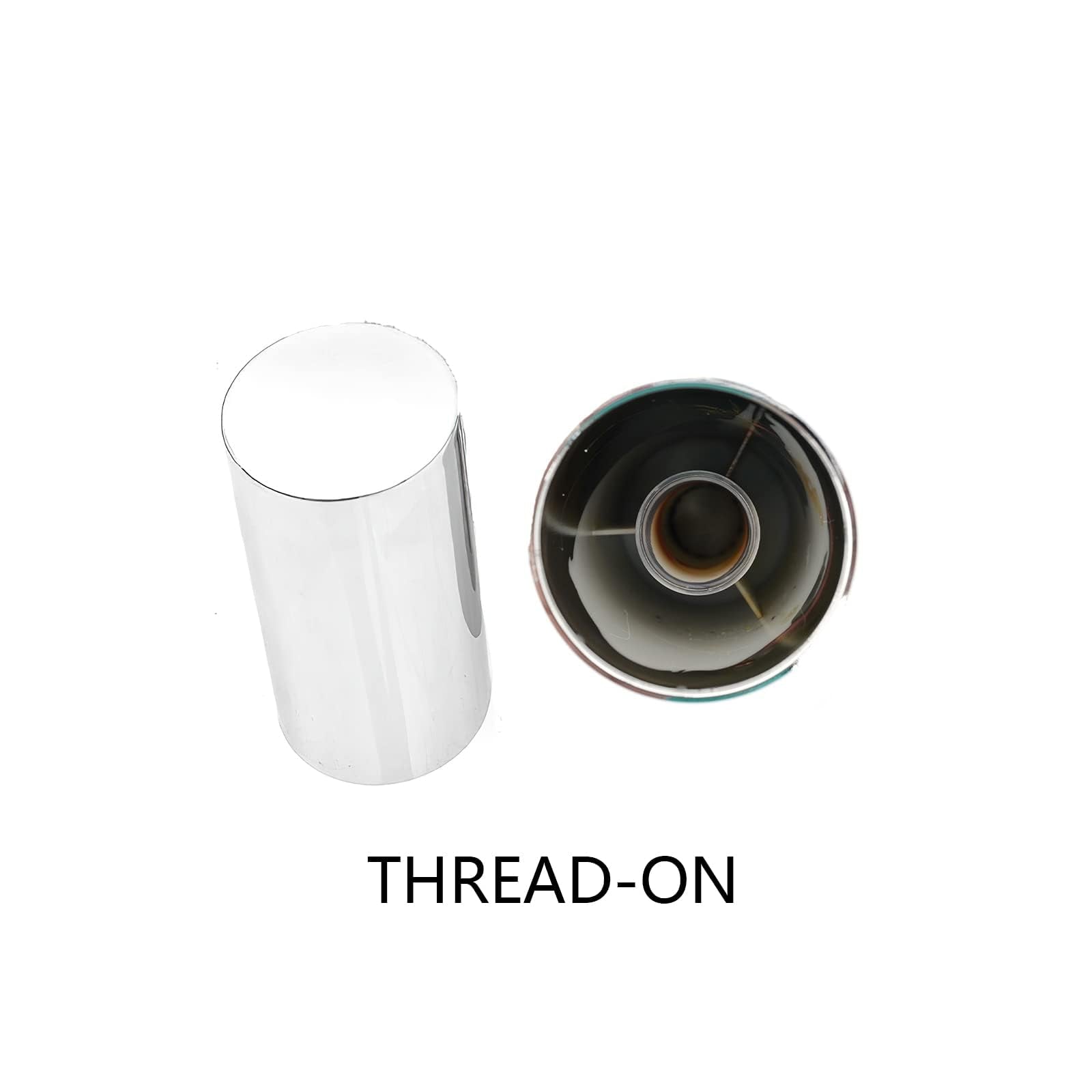 Semi Truck Lug Nut Covers – 33mm Chrome ABS (10 Pack) - RoadWest Truck Parts - B0B254MVMK - High Soar