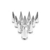Semi Truck Lug Nut Covers – 33mm Chrome ABS (10 Pack) - RoadWest Truck Parts - B0B27SKJ9Q - High Soar
