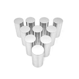 Semi Truck Lug Nut Covers – 33mm Chrome ABS (10 Pack) - RoadWest Truck Parts - B0B282J8JH - High Soar