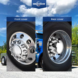 Semi Truck Lug Nut Covers – 33mm Chrome Bullet Style (20pcs Set) - RoadWest Truck Parts - B0CQN6Q2ZR - RoadWest Truck Parts