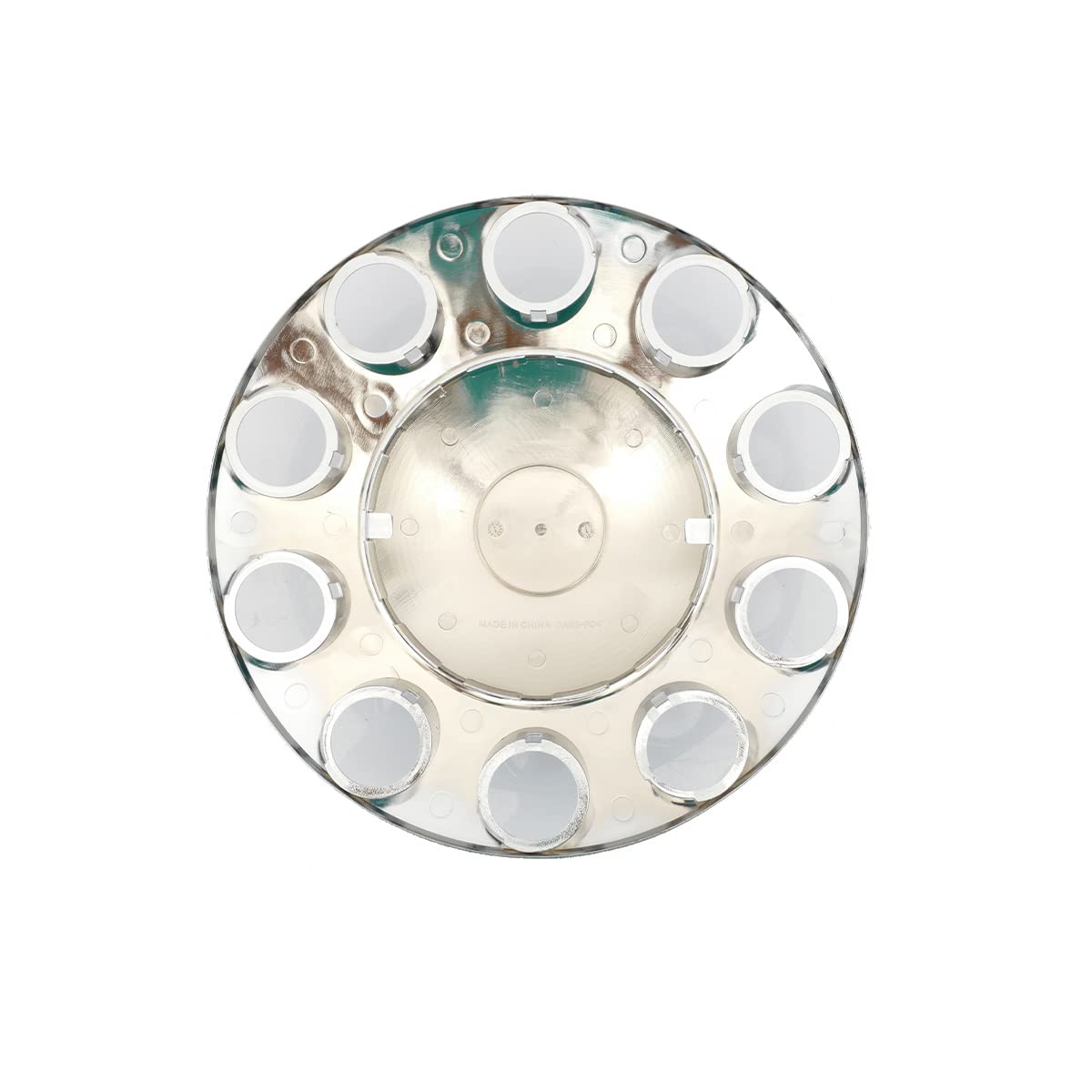 Semi Truck Lug Nut Covers – 33mm Chrome, Screw - On ABS (Set) - RoadWest Truck Parts - B0B2885G8Q - High Soar