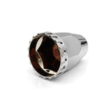 Semi Truck Lug Nut Covers – 33mm Chrome, Screw - On ABS (Set) - RoadWest Truck Parts - B0B2885G8Q - High Soar