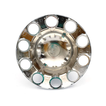 Semi Truck Lug Nut Covers – 33mm Chrome, Screw - On ABS (Set) - RoadWest Truck Parts - B0B2885G8Q - High Soar