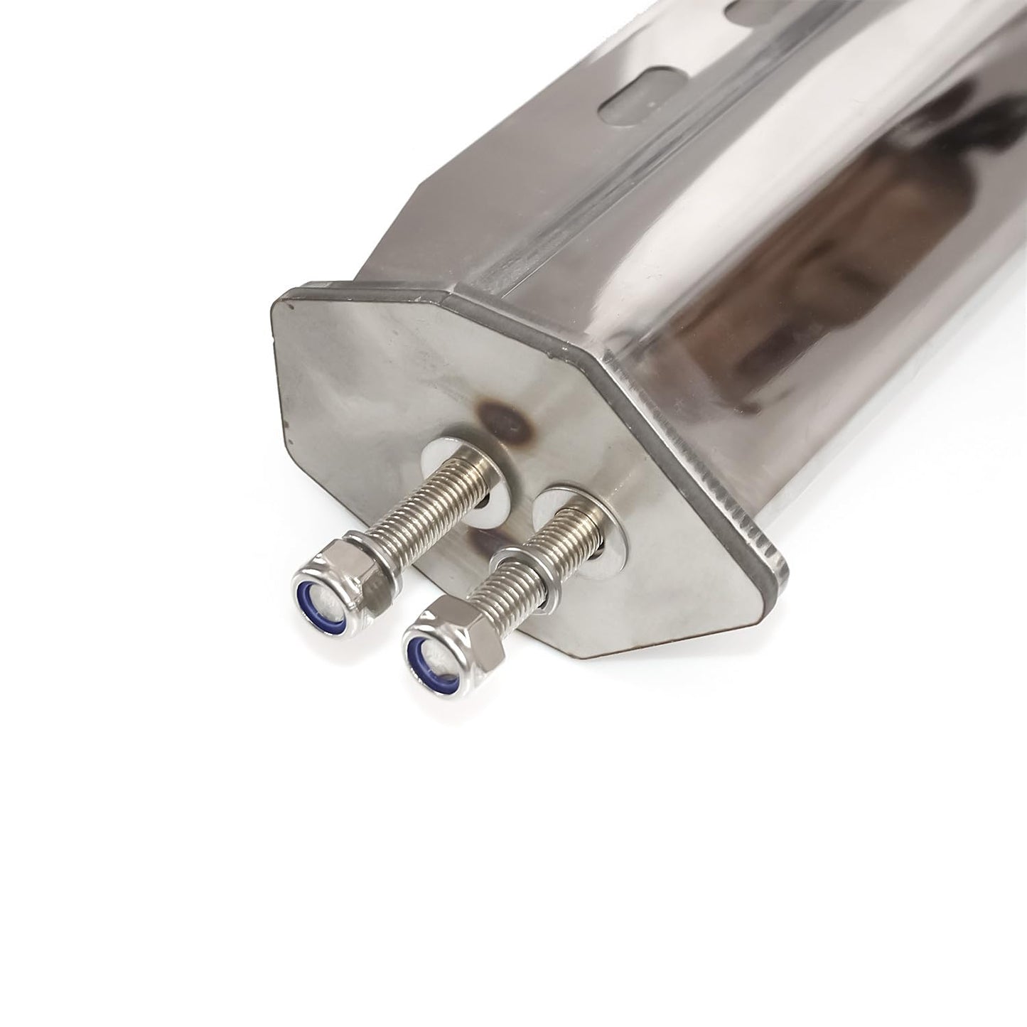 Semi Truck Mud Flap Hanger Pair – 30" Stainless Steel, 2.5" Bolt Spacing (2pcs) - RoadWest Truck Parts - B0FSD1HWWG - High Soar